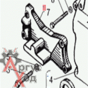 236-1001020-А4 Кронштейн передней опоры